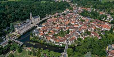 brantome vue du ciel